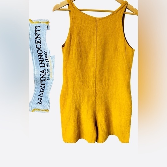 Martina Innocenti Linen Romper US XS - Picture 2 of 4